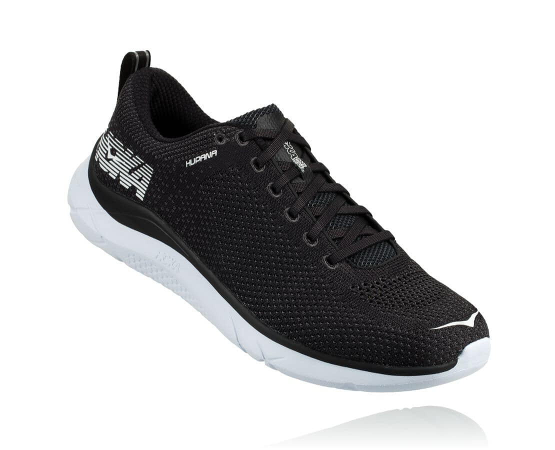 Hoka One One Hupana 2 South Africa - Womens Walking Shoes - Black / White,IKJEN-1748